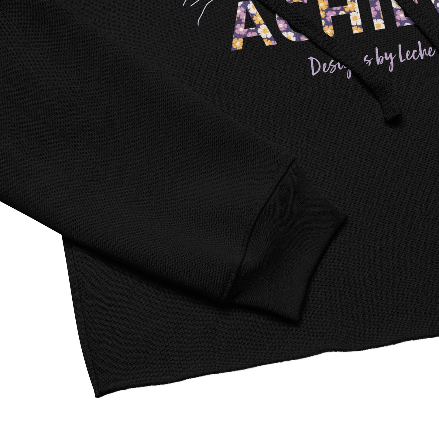 Dreamers Cropped Hoodie - Butterfly Graphic Sweatshirt