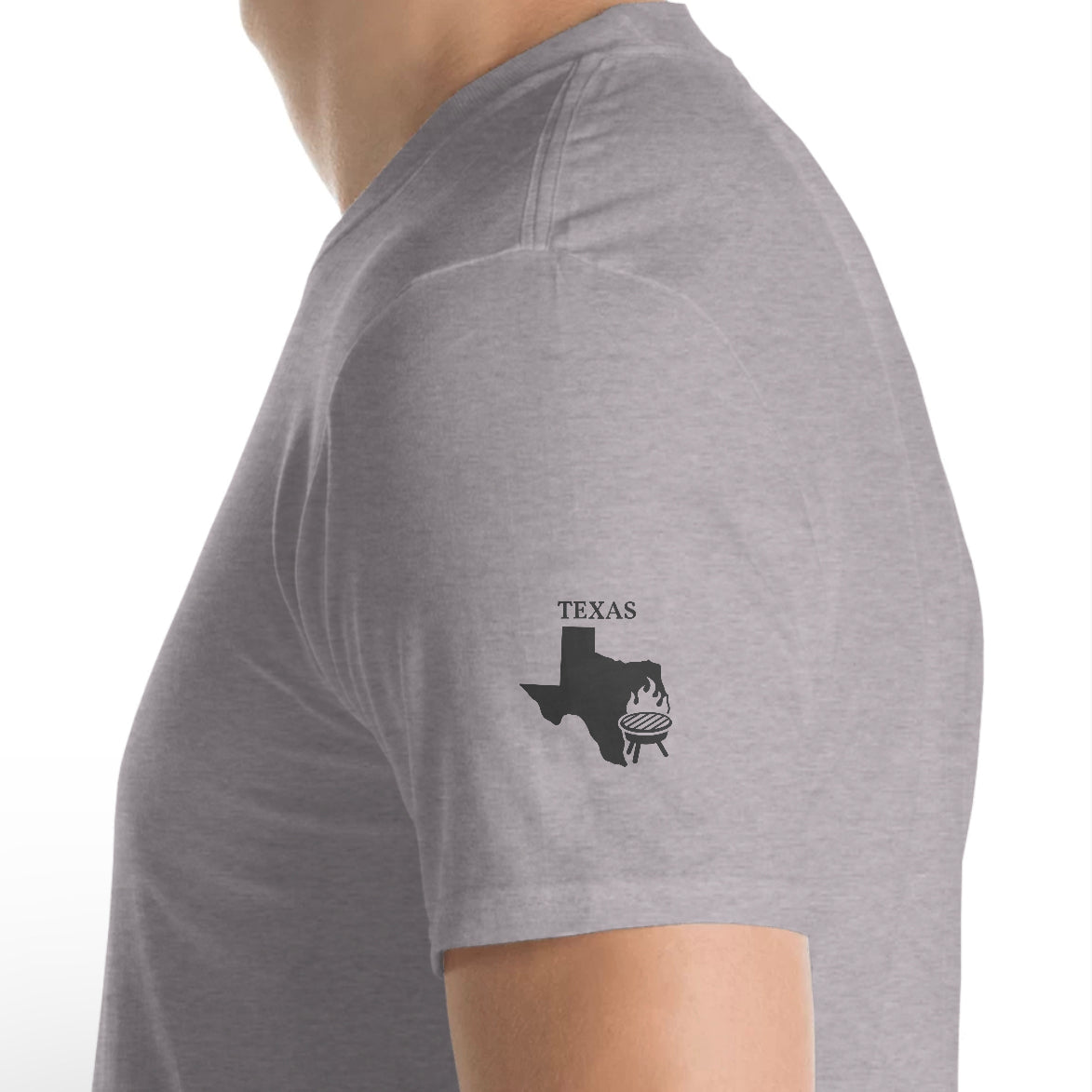 Texas Longhorn Graphic Tee | Orange Border | Cotton Short Sleeve