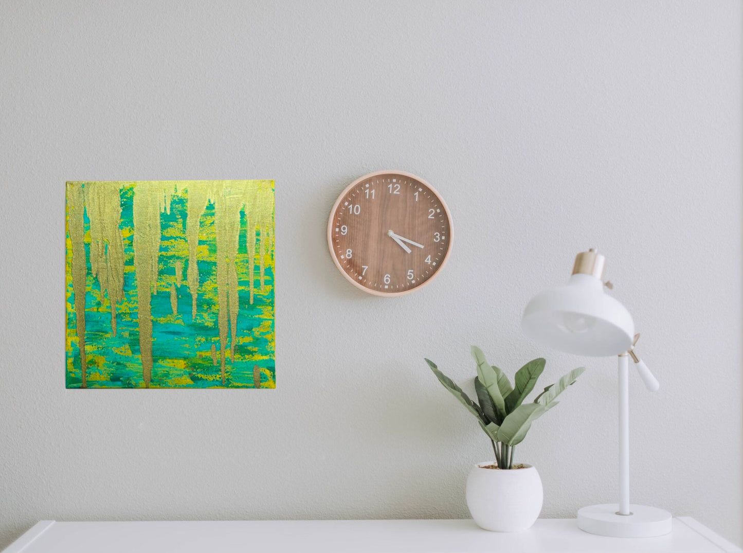 Golden Hour - Abstract Acrylic Painting - Home Wall Decor