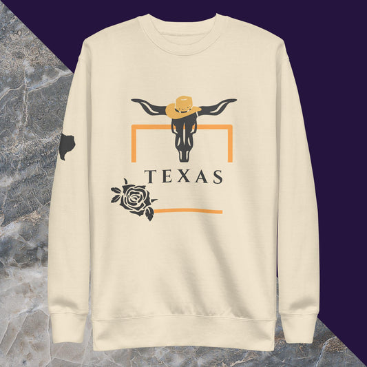 Texas Rose Graphic Sweatshirt | Long Sleeve